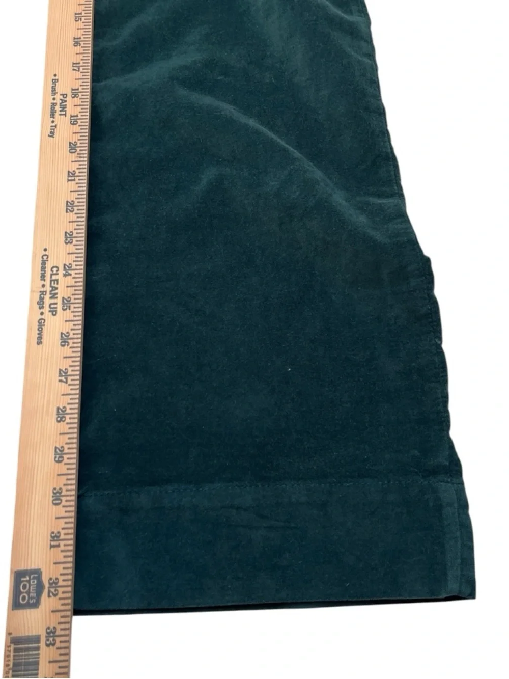 Favorite Daughter Mischa Wide Leg Pants 24 Green Velvet High Rise Trouser